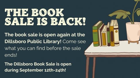 Dillsboro Public Library Book Sale 