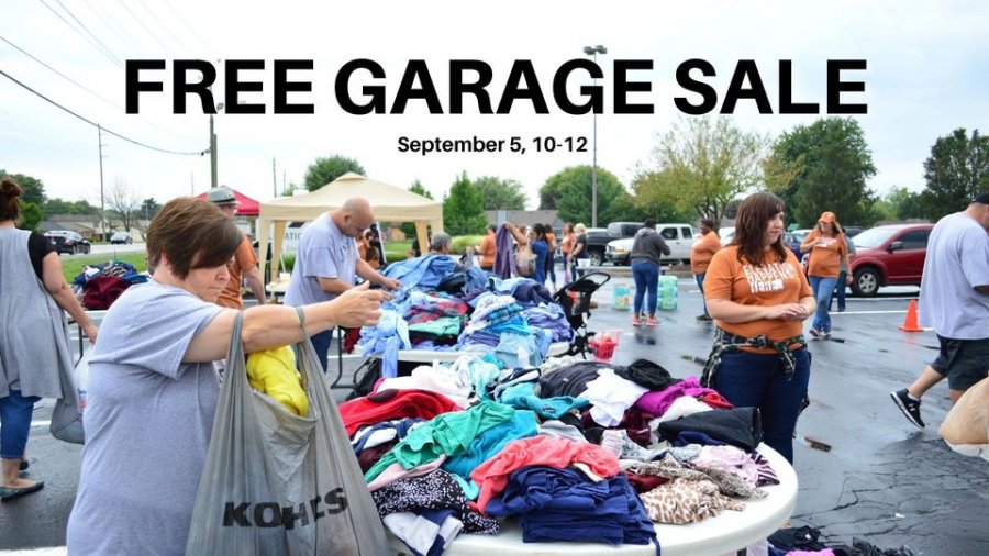 Elevation Church of Indianapolis Free Garage Sale
