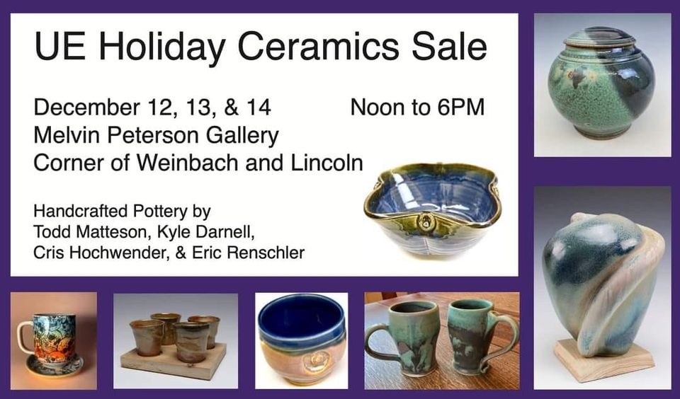 UE Clay Club Holiday Ceramics 