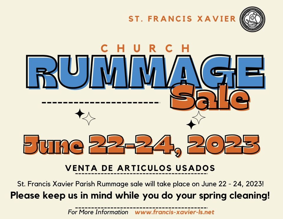 St. Francis Xavier Parish Rummage Sale