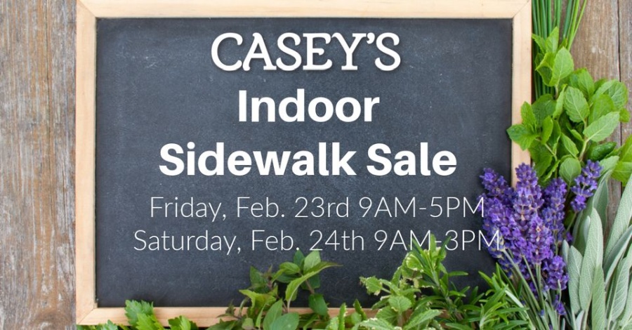 Casey's Indoor Sidewalk Sale