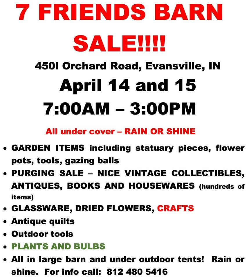 Timberview Flower Farm Big Barn Sale